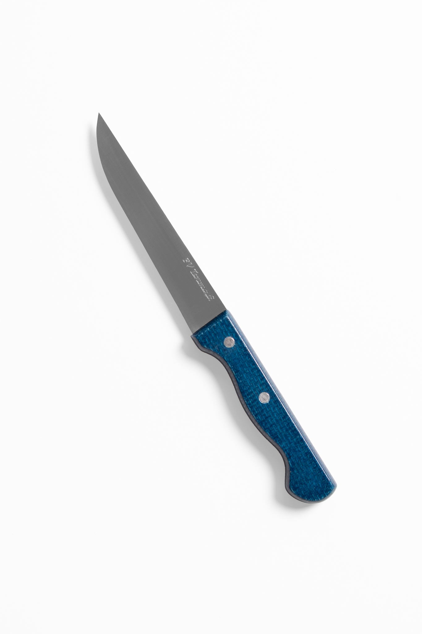Cuchillo mesa yute azul