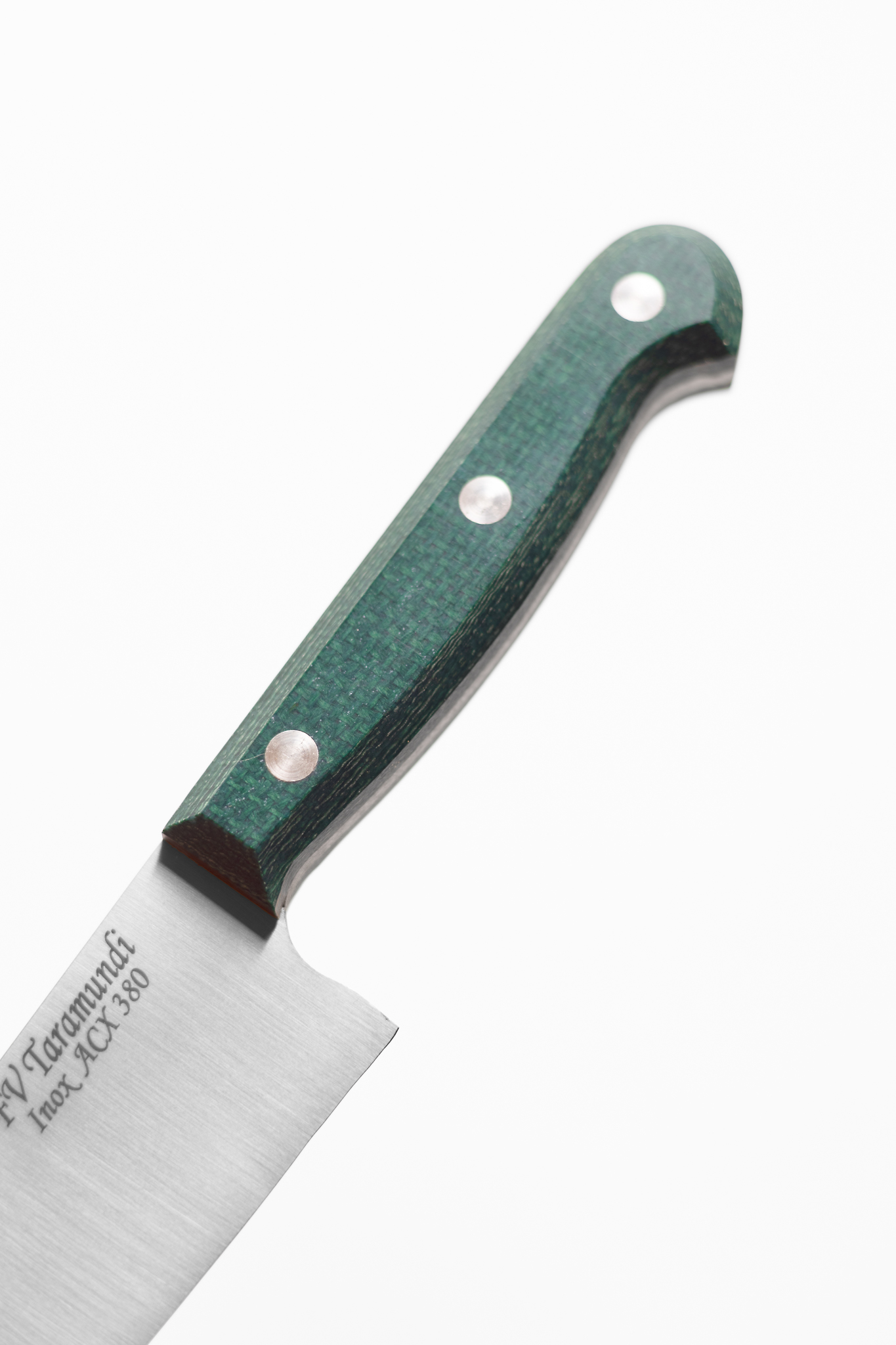 Detalle mango cebollero yute verde